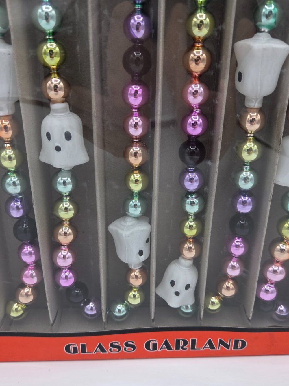 Christopher Radko Shiny Brite Halloween Glass Garland - Picture 3 of 5
